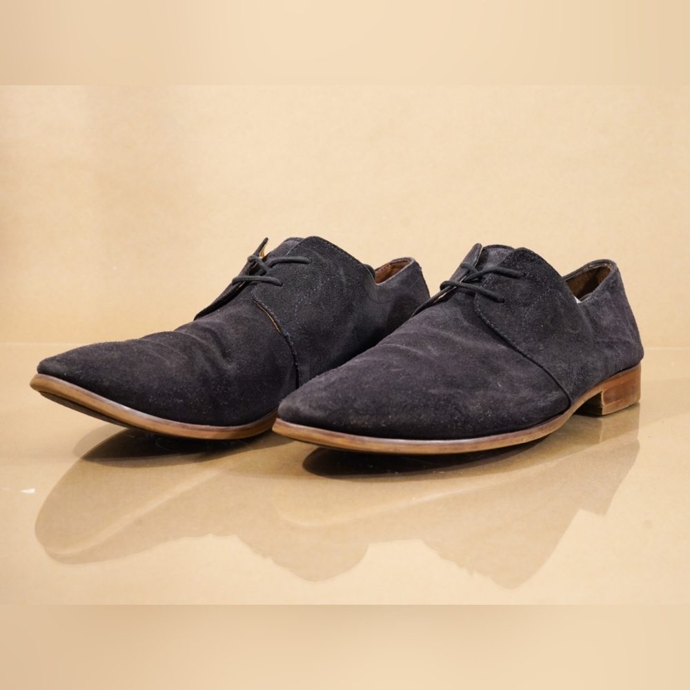 Blue Seude Shoes